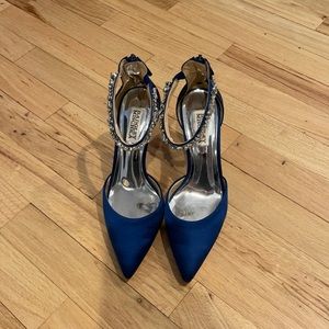 Badgley Mischka ankle strap pumps